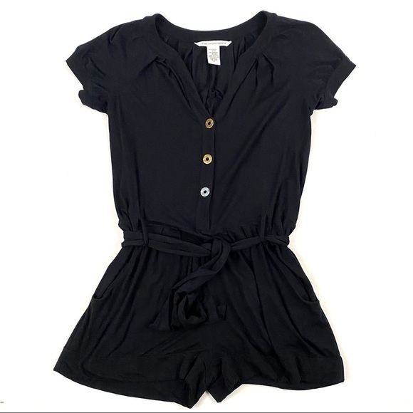 DIANE VON FURSTENBERG Tied-Waist Jersey Romper - Picture 6 of 13